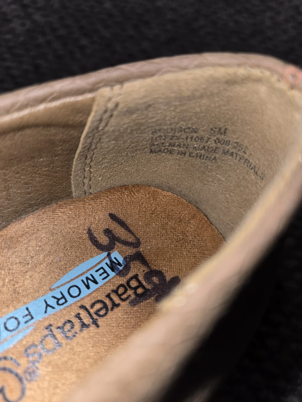 Baretraps Addison Women's Memory Foam Loafers Brown Size 6M